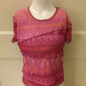 Amy Byer Summer Top for Girls 12-14 Large